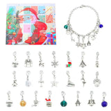 24pcs Advent Calendar Christmas Countdown DIY Metal Crafts Xmas Tree