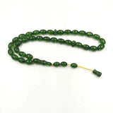 Green Resin Tasbih 33 Big size Prayer bead islamic Rosary Muslim Man