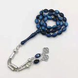 Resin Tasbih Bracelet 33 Prayerbeads Metal Tassel Islamic Arabic Rosary