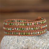 Premium Women Wrap Bracelets Charm Bead Bracelet Natural Stones