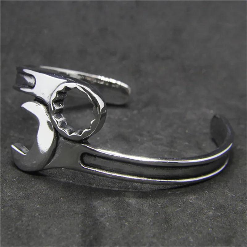 Stainless Steel Motorcycle Wrench Bracelet