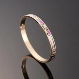 R&X Bracelet Mujer Boda Regalos Enamel Bangles Esmaltes