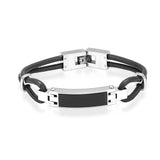 Cremation Jewelry Urn Leather Bracelet for Ashes Memorial Keepsake