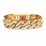 Hip-Hop Men Bracelet Star Flash Powder Geometric Bracelet
