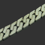 Hip-Hop Men Bracelet Star Flash Powder Geometric Bracelet