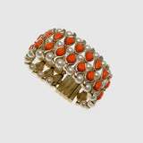 Amorita Vintage Orange Bead Bangles