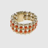 Amorita Vintage Orange Bead Bangles