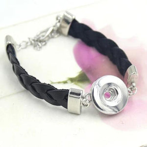 10pcs 3-Color Leather Wrist Bracelet DIY Braid Bracelets for Women Men