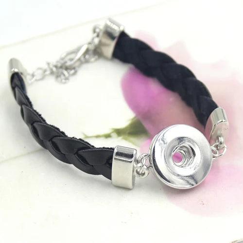 10pcs 3-Color Leather Wrist Bracelet DIY Braid Bracelets for Women Men