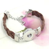 10pcs 3-Color Leather Wrist Bracelet DIY Braid Bracelets for Women Men