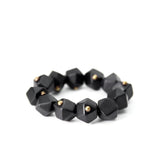 Ebony Copper Bracelet Unisex Geometric Bangle