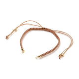 Kissitty 15 Pcs Mixed Adjustable Cord Bracelet Making Kit