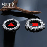 316L Stainless Steel Skull Men's Bracelet Vintage Jewelry