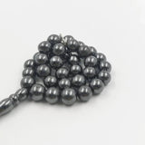 Natural Hematite Muslim Prayer Beads EID Adha Islamic Rosary Bracelet