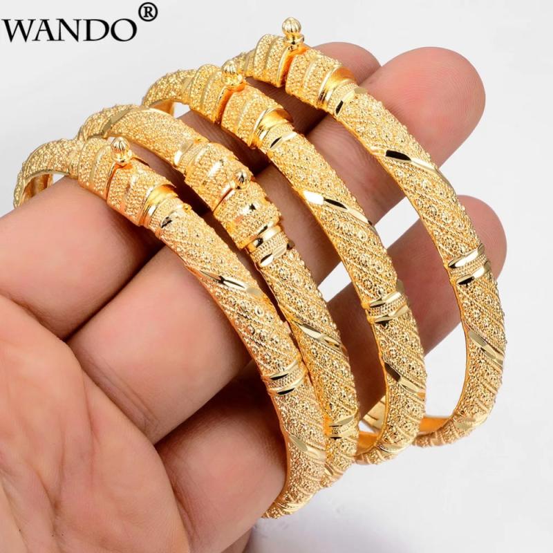 Wando 24K Bangles for Women/Girl Dubai Wedding Bracelet