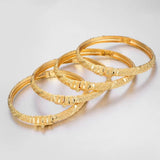 Wando 24K Bangles for Women/Girl Dubai Wedding Bracelet