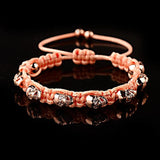 Skull Skeleton Bead Bracelet Men Unique Boho Rope Chain Bangle