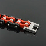 Men's Biker Chain Link Bracelet Stainless Steel Punk Jewelry