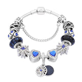 Pink Beads Dreamcatcher Blue Starry Suit Bracelet Set Womens Jewelry Gift