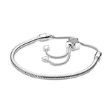 925 Sterling Silver Pav? Star Slider Bracelet for Women