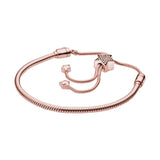 925 Sterling Silver Pav? Star Slider Bracelet for Women