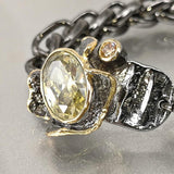 Barroco Dazzling Zircon Bracelet Thick Cuban Chain WB1241