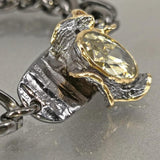 Barroco Dazzling Zircon Bracelet Thick Cuban Chain WB1241