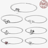 PANDORA Love at first bite Bangle Silver