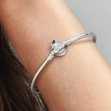 PANDORA Love at first bite Bangle Silver