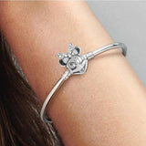 PANDORA Love at first bite Bangle Silver