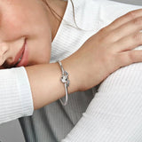 PANDORA Love at first bite Bangle Silver