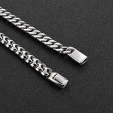 9mm Cuban Chain Bracelet Stainless Steel 316L