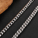 9mm Cuban Chain Bracelet Stainless Steel 316L
