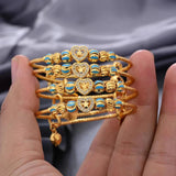 Ethnic Dubai Bangles Kids Bracelet Child Jewelry Birthday Present