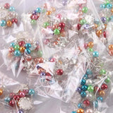 10 PCS Colorful Glass Pearl Rosary Bracelet Children's Communion Baptism Favors