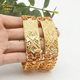 Copper Bracelet For Women Dubai Plated Bangles Indian Arabic Jewelry