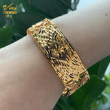 Copper Bracelet For Women Dubai Plated Bangles Indian Arabic Jewelry