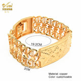Copper Bracelet For Women Dubai Plated Bangles Indian Arabic Jewelry