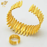 Indian Jewelry Copper Bangles With Ring African Wedding Party Jewellery