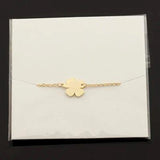 Irish Four Leaf Clovers Charm Bracelet Lucky Jewelry