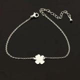 Irish Four Leaf Clovers Charm Bracelet Lucky Jewelry