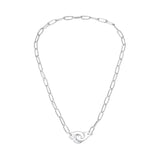 High Stainless Steel Handcuffs Bracelet Necklace for Men Women