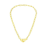 High Stainless Steel Handcuffs Bracelet Necklace for Men Women