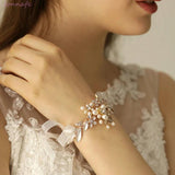Freshwater Pearls Bracelet Bridesmaid Jewelry Wedding Accessory