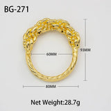 Flower Charm Bracelet Wedding Jewelry African Dubai 24k Plated Copper