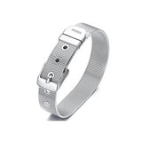 10pcs Stainless Steel Watch Band Bracelet Charms Bangle
