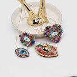 Baroque Joker Bracelet with Multicolor Rhinestones