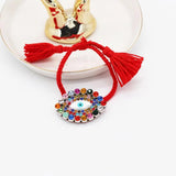 Baroque Joker Bracelet with Multicolor Rhinestones