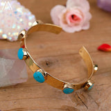 Women Turquoise Beads Bracelet Teengirls Friendship Jewelry Gift