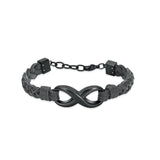Infinity Urn Bracelet for Ashes Keepsake Jewelry
